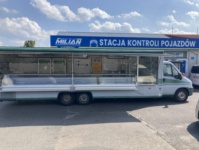 Fiat Ducato Autosklep mięso Gastronomiczny Food Truck Foodtruck sklep bar Borco 01