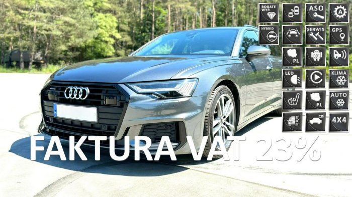 Audi A6 PL Salon Serwis ASO FV23% C8 (2018-)