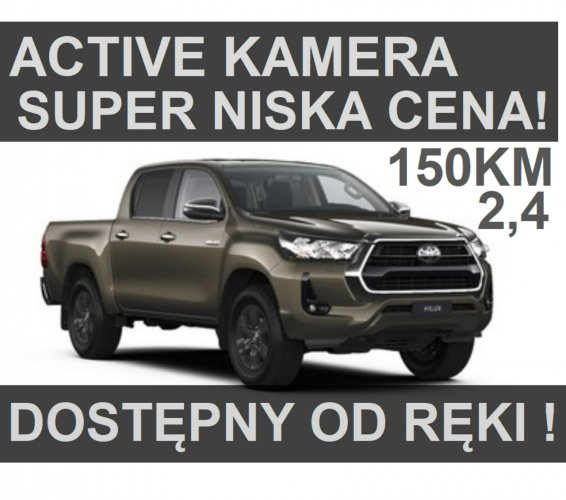 Toyota Hilux 2,4 150KM 4x4 Active Automat  Dostępny od ręki !  Super Cena 2232 zł VII (2005-)