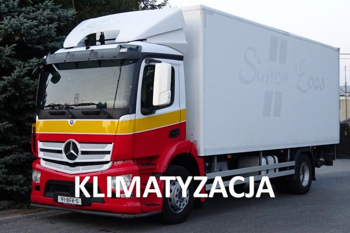 Mercedes Antos 1832 Euro 6 kontener 18 palet winda klapa poduszki Mercedes Antos 1832 Euro 6 kontener winda klapa sprowadzony! poduszki.