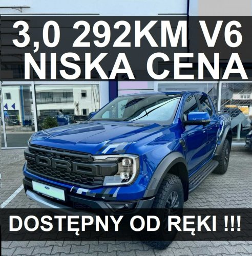 Ford Ranger Raptor Nowy Raptor V6 292KM Benzyna Super Niska Cena! 4195 zł od ręki !