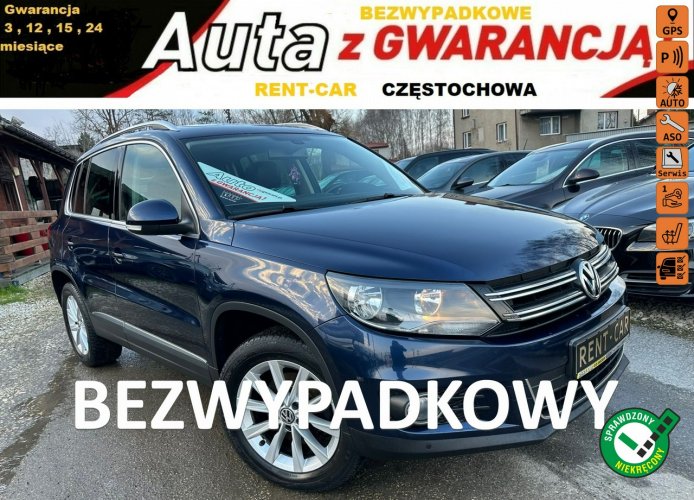 Volkswagen Tiguan 2.0TDi*OPŁACONY Bezwypadkowy Skóra Navi Serwis VIP GWARANCJA24Miesiące I (2007-2016)