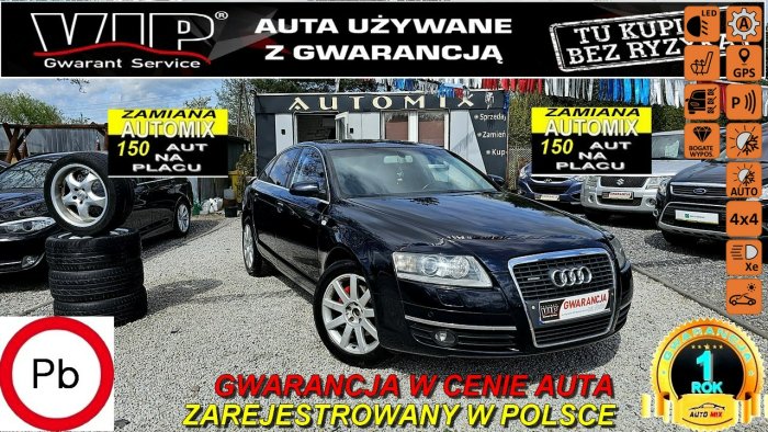 Audi A6 3,2 Benzyna*Quattro Automat  *Super Stan* GWARANCJA !Możliwa Zamiana C6 (2004-2011)