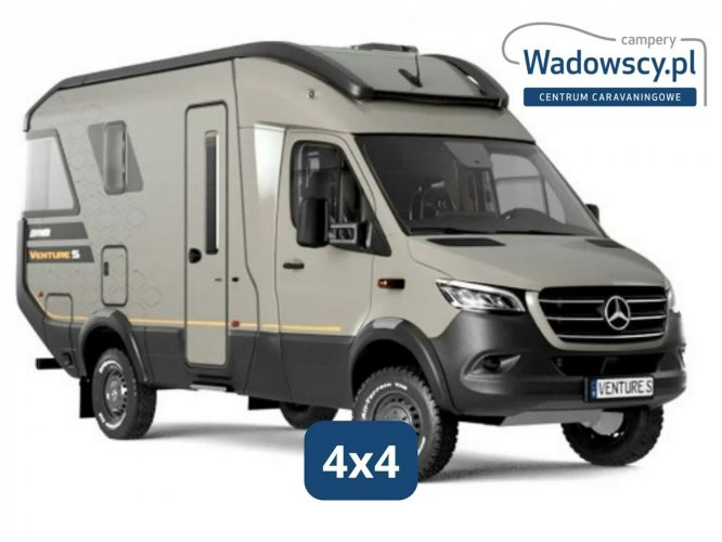 samochody kempingowe Hymer Venture S Ekskluzywnie wyposażony kamper terenowy z napędem 4x4