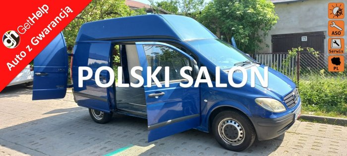 Mercedes Vito Salon Polska Serwisowany Klimatyzacja 109 CDI Maxi Drzwi skrzydełka