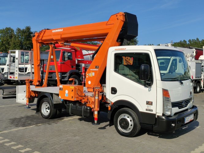 Nissan Cabstar Podnośnik Koszowy 20m RUTHMANN TBR 200 Zwyżka UDT Wumag GSR 16m w bok