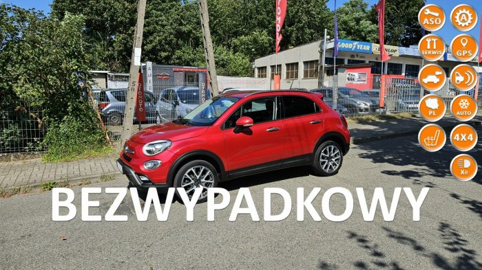 Fiat 500x CrossPlus4x4/Navi/Kamera/Tempomat/Parktronik/Serwis/AtrakcyjnyWygląd!