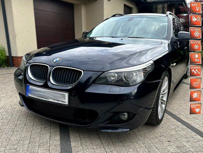 BMW 520 BMW E61 520d 177km Lift  LCI M-Pakiet Skóry Bardzo Ładna Opłacona E60 (2003-2010)