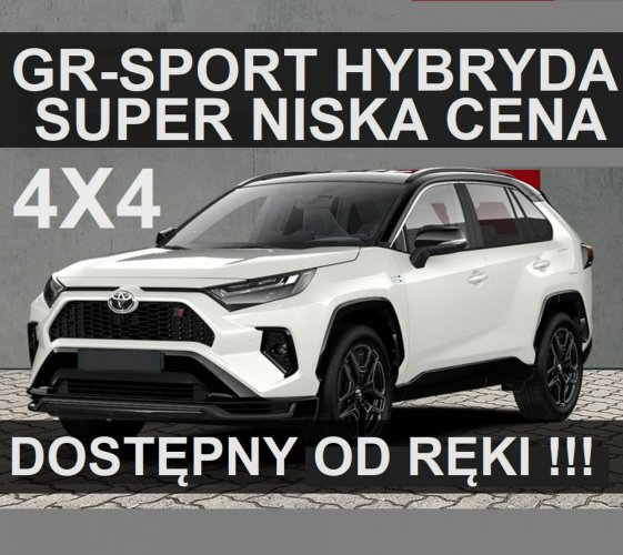 Toyota RAV-4 GR-Sport  222KM Hybryda Systemy bezp, Tapicerka skórzana Rata 2444zł V (2018)