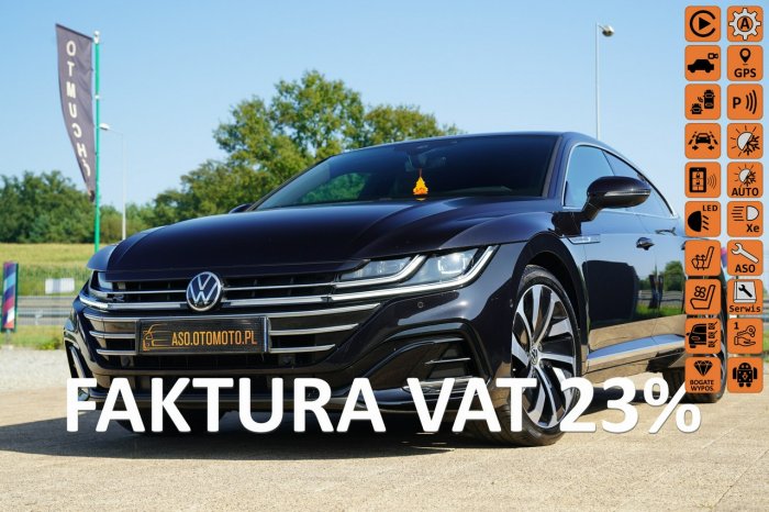 Volkswagen Arteon R-LINE x 3 Masaze DIGITAL kamery 360 acc FUL LED skora BLIS nowy model