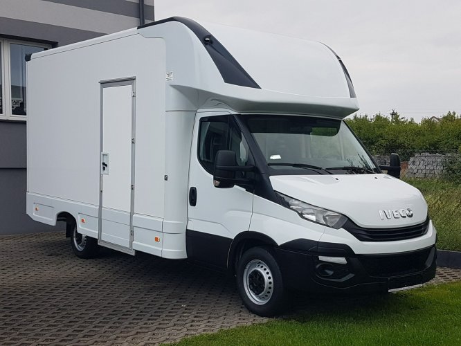 Iveco Daily KONTENER NISKOPODŁOGOWY 4,31x2,23x2,42 SKLEP KAMPER KLIMA  FOODTRUCK