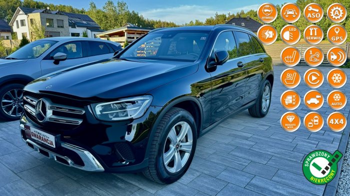 Mercedes GLC 300 300eq hybrid-plugin moc 320KM full led navi kamera skóry 4-matic  gwar