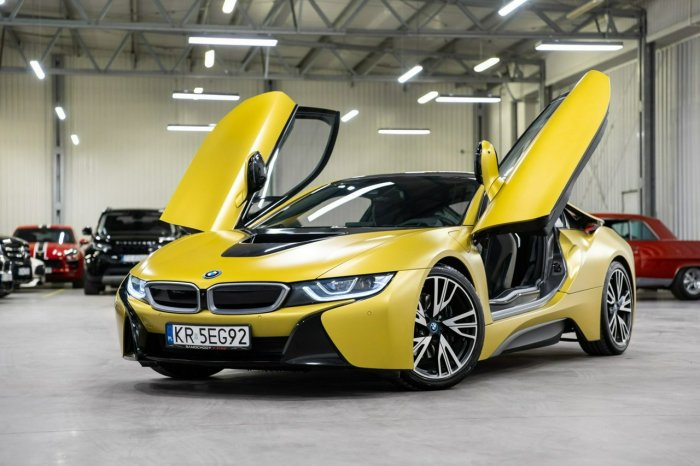 BMW i8 Protonic Frozen Yellow Edition. Limitowana. 2 wł. Salon Polska. I (2014-)