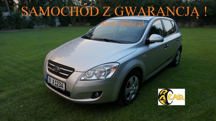 Kia Cee'd z Niemiec piękna opłacona. Gwarancja I (2006-2012)