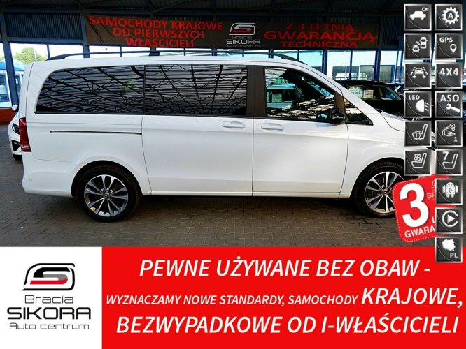 Mercedes V 300  DŁUGI 239KM AIRMATIC 4Matic 7OS. Gwar. FABRYCZNA Kraj 1wł Bezwyp F23% II (2014-)