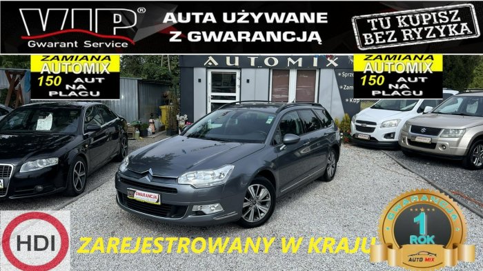 Citroen C5 2.0 HDI ! Full Opcja * Niski Udok. Przebieg * Gwarancja na rok * HAK III (2008-)