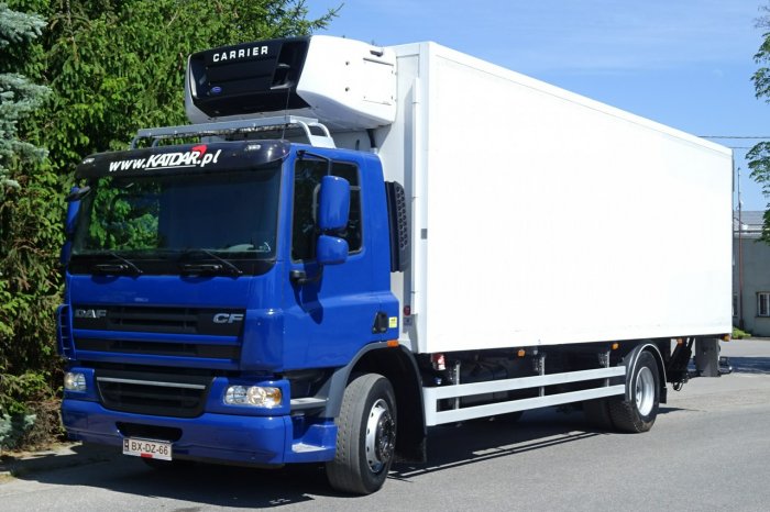 DAF Cf 65.220 euro 5 Chłodnia 20 pal. winda poduszki sprowadzony DAF CF 65.220 EURO 5 chłodnia 20 palet winda klapa 2 tony sprowadzony!