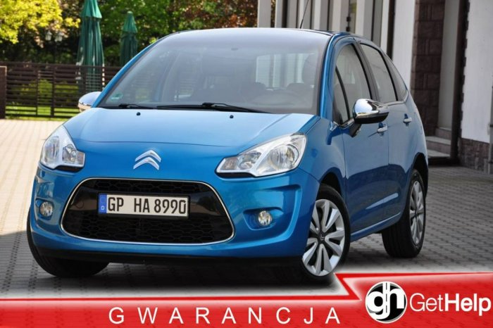 Citroen C3 1,4 Benz 95KM Panoramicza Szyba Przednia 1 Wł. PDC Super Stan II (2008-2016)