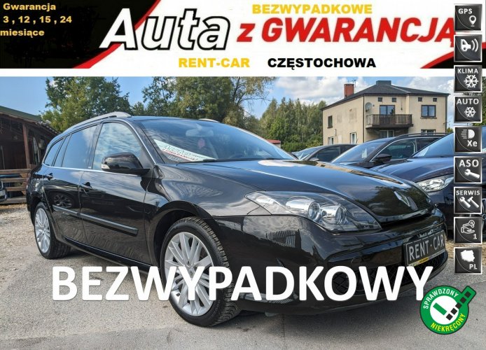 Renault Laguna 2.0DCi 130PS OPŁACONY Bezwypadkowy Klima Navi Serwis GWARANCJA24M III (2007-)