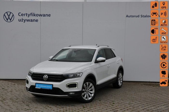 Volkswagen T-Roc 1.5 TSI 150KM Premium Kamera Podgrz. Kier. El.Klapa Lane Assist Gwar.