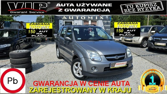 Suzuki Ignis 1,3 Benzyna*Super stan*Możliwa zamiana*Gwarancja II (2003-2008)