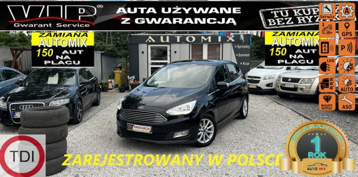 Ford C-Max 1,5 Diesel * LIFT / Full Opcja! Hak*Serwisy *Automat * Navi * Gwanacja II (2010-)