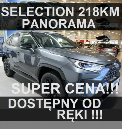 Toyota RAV-4 Hybryda 218KM 2x4 Selection  Panorama  Od ręki ! Niska Cena 2211 zł V (2018)