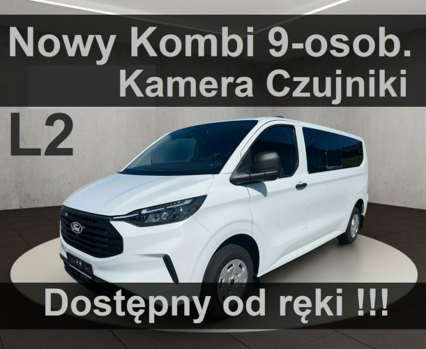 Ford Transit Custom Nowy Kombi L2 Trend 150KM Kamera Czujniki Dostępny od ręki ! 2156 zł