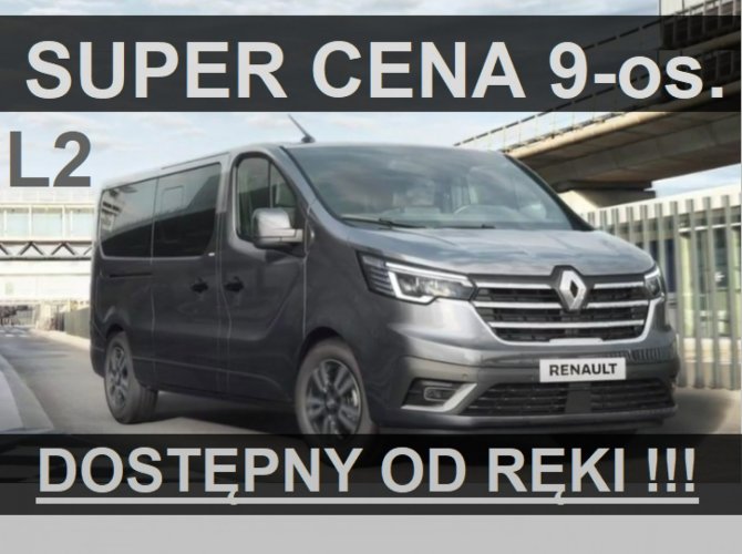 Renault Trafic L2 150KM 2,0  Full Led Super Niska Cena  Dostępny Od ręki !! 2126zł III (2014-)