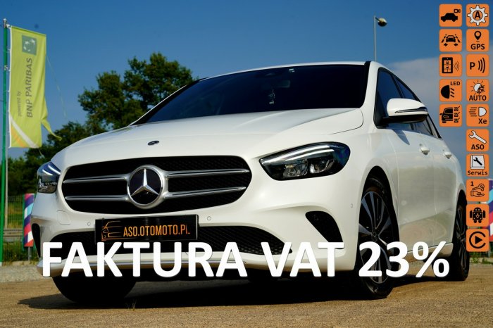 Mercedes B 180 FUL LED skóra AUTOMAT F1 kamera nawi BLIS line assist ALUSY el.klapa W247 (2018-)