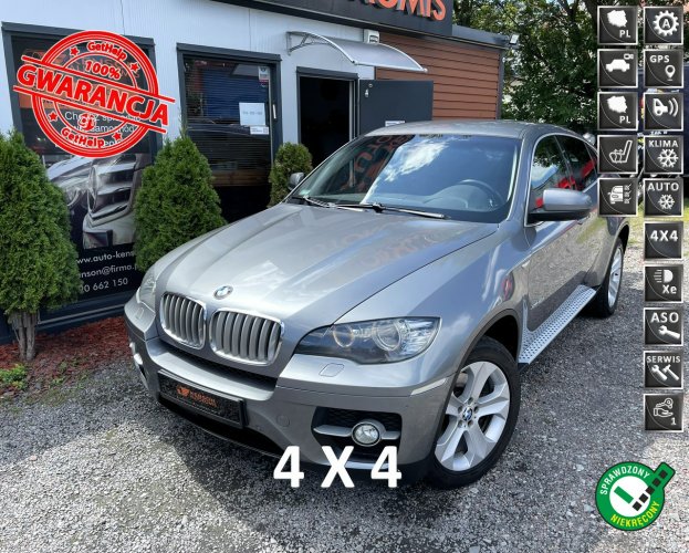 BMW X6 Dociągi, Komforty, 4x4, Kamera cofania, Tempomat, Łopatki, DVD, USB E71 (2008-2014)