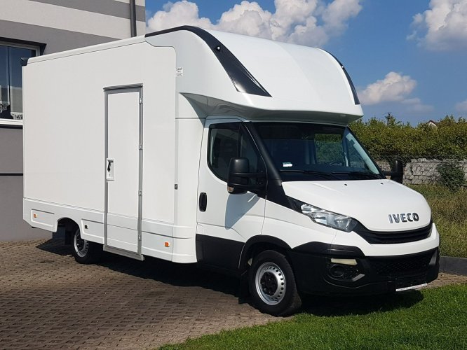 Iveco Daily KONTENER NISKOPODŁOGOWY 4,31x2,24x2,42 SKLEP KAMPER KLIMA  FOODTRUCK