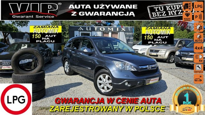 Honda CR-V 4X4 ,2.0 LPG ! Super wyposażony i utrzymany !GWARANCJA Możliwa ZAMIANA III (2006-2012)