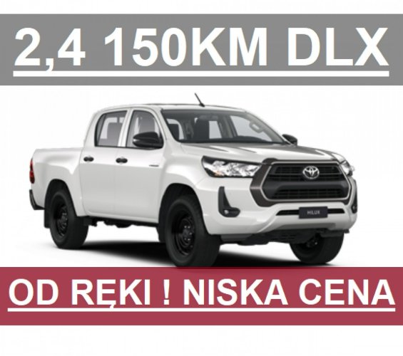 Toyota Hilux 2,4 150KM DLX 4X4  Dostępny od ręki !  Super Niska Cena 1935zł VII (2005-)