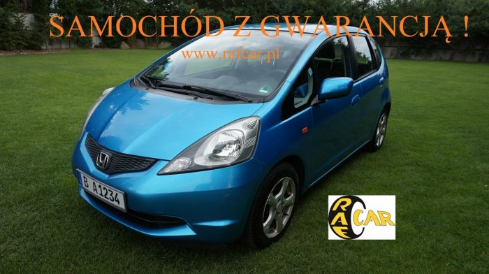 Honda Jazz z Niemiec opłacona piękna. Gwarancja III (2008-2014)