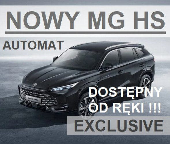 MG HS Nowy MG HS Exclusive 170KM Automat Kamera 360 Panorama 1553zł