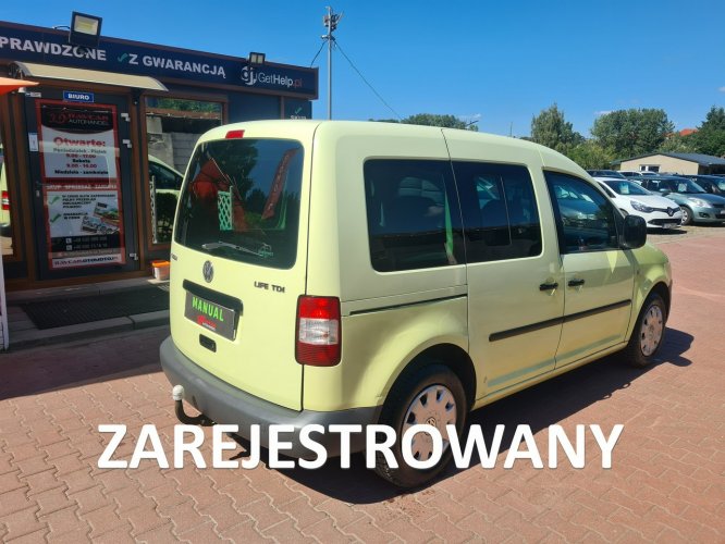 Volkswagen Caddy 1.9 tdi 105 ps / 7 osób/ Zarejestrowany/ Klima/ Grzane fotele / Tempom III (2004-)