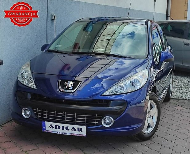 Peugeot 207 klima, el.szyby, Isofix, alu, Org.CD/Mp3, zarejestrowana