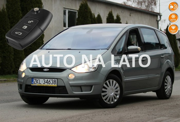 Ford S-Max 2008r. 2.0 Benzyna Navigacja Rodziny Klimatyzacja Piękny I (2006-2015)