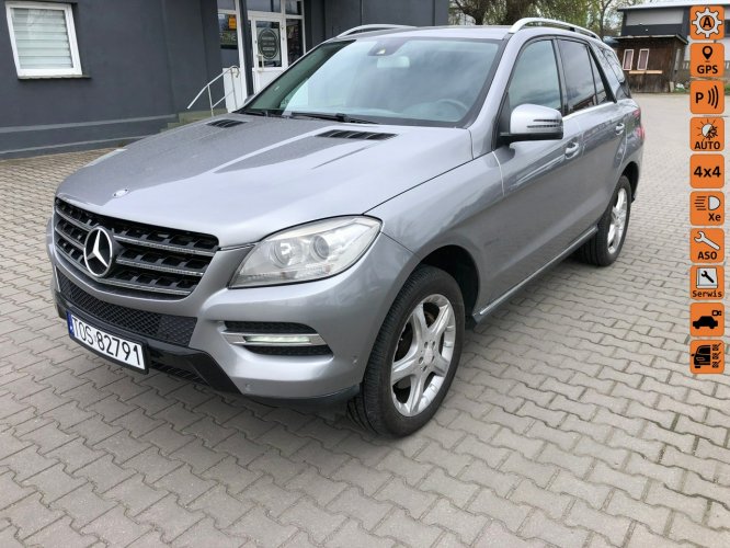 Mercedes ML 250 ML250CDI, Navi, 160Tkm, Półskóra, Alu19 W166 (2011-)