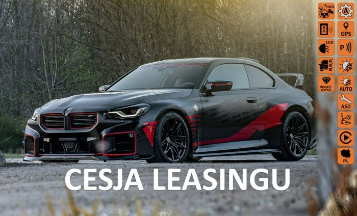 BMW M2 BMW M2 G87 MANHART + CESJA LEASINGU SALON PL BEZWYPADKOWY F87