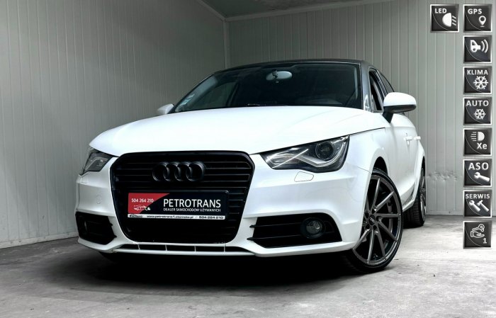 Audi A1 1.6 TDI / 90KM LED BiKenon Nawigacja Tempomat Alufelgi 8X (2010-)