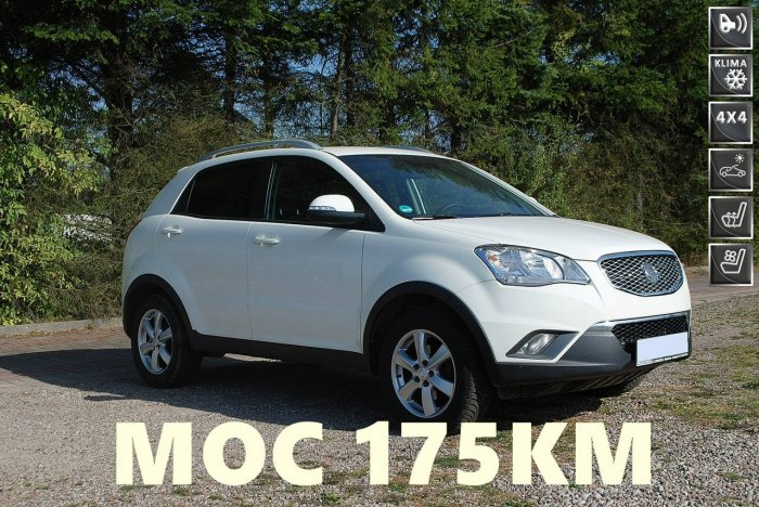 SsangYong Korando SsanYong Korando. 4x4. 2,0 diesel. 175KM. Gwarancja 12m-c. III (2010-2016)