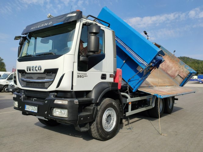 Iveco Trakker 360 EEV Manual 6x4 Wywrot 3-stronny Hydroburta Bok i Tył Kiper Mały Przebieg tylko 143tys/km Stan Unikat !! Scania Man Mercedes