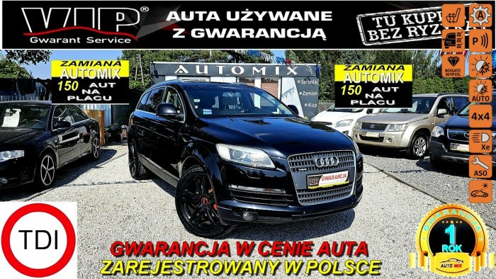 Audi Q7 Niski PRZEBIEG*Gwarancja !Super stan * 3.0 TDI, 4x4, PANORAMA, Zamiana I (2005-2015)