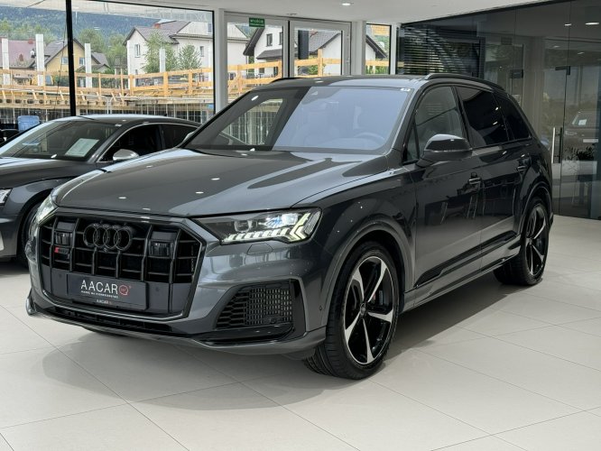 Audi SQ7 V8 TFSI Quattro, LED, B&O, Salon PL, 1-wł, FV23%, Gwarancja, DOSTAWA