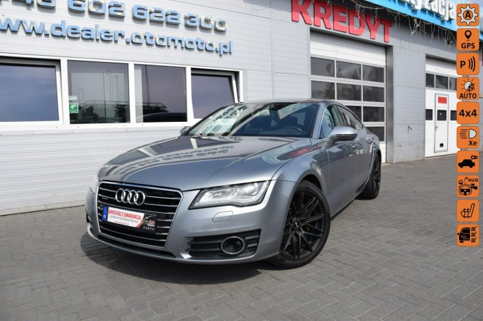 Audi A7 3.0 TDI QUATTRO Automat Bi-Xenon Kamera Opłaty do 13.01.2025 158tys.km C7 (2011-2018)