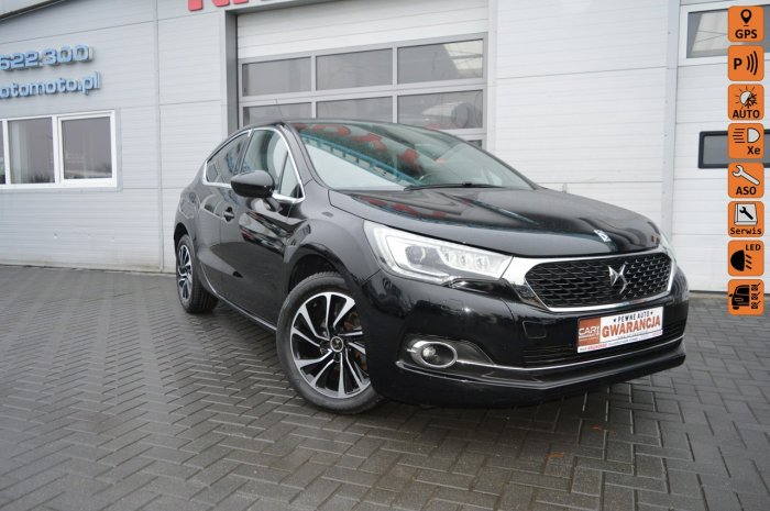 Citroen DS4 1.2i Turbo 130kM Bezwypadkowy Bi-Xenon LED Navi EURO-6b 104 tys.km