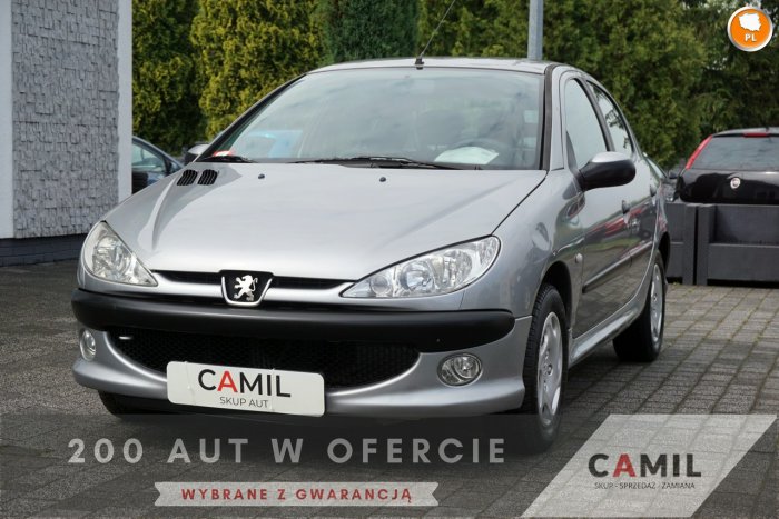 Peugeot 206 1.1 BENZYNA 60KM, polski salon, niski przebieg,