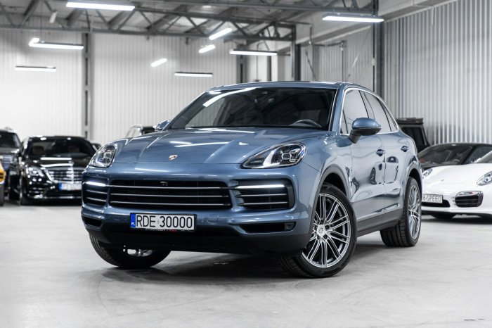 Porsche Cayenne 3.0 340KM. Biskay Blue. Dociągi. Kamery 360. PDLS Plus. PASM. FV23%! III(2017-)